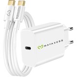 Oem Mayaxess, Omrežni polnilnik za Galaxy Z Fold 5 20W + 1m USB-C kabel, Bela, (5000275892) Cene