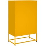  Visoka komoda boja senfa 68x39x111,5 cm od čelika | shoptok.hr