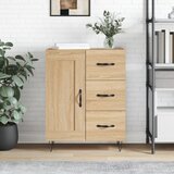 vidaXL Komoda sonoma hrast 69,5x34x90 cm inženirski les | Shoptok.si