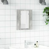  LED kupaonski ormarić s ogledalom siva boja betona akrilni | shoptok.hr