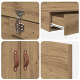  Postelja z dodatnim prostorom za shranjevanje Hrast Les 75 x 190 cm, (22103233) | Shoptok.si