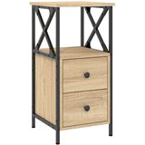 Maison Chic Nočna omarica - Nočna miza sonoma hrast 34x35,5x70 cm inženirski les, (21689761) | Shoptok.si