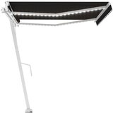  Automatska tenda sa senzorom za vjetar LED 450x350 cm antracit | shoptok.hr