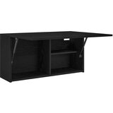 vidaXL Kupaonski zidni ormarić crni 80x25x40 cm izrađeno drvo | shoptok.hr