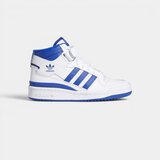 Adidas Visoke superge Forum Mid J "Cloud White Royal Blue" Bela Cene