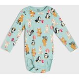 Sinsay Pamučni bodi dugih rukava s motivom životinja 2 pack | shoptok.hr