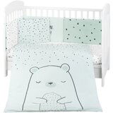 Kikka Boo KikkaBoo Posteljina sa ogradicom 6 pcs 70/140 Bear with Me mint (KKB60119) | ePonuda.com