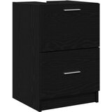 vidaXL Predalnik za umivalnik Črn hrast 40x37x59 cm Izdelan iz MDF | Shoptok.si