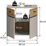 MID.YOU OMARICA ZA POD UMIVALNIK 60/56/35 cm | Shoptok.si