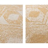 Elle Decoration Oker žuti/krem okrugao vanjski tepih ø 140 cm Gemini – | shoptok.hr