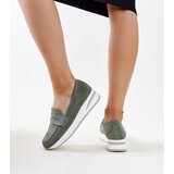 Gemre Green perforated Muna shoes | Shoptok.si