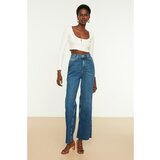 Trendyol Blue High Waist 90's Wide Leg Jeans | shoptok.hr