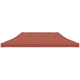 Krov za šator za zabave 6 x 3 m terakota 270 g/m² | shoptok.hr