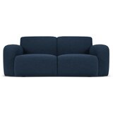 Micadoni Home Temno modra sedežna garnitura iz tkanine bouclé 170 cm Molino – Cene