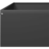 Povišena vrtna gredica crni 100 x 100 x 18,5 cm od čelika | Eponuda.ba