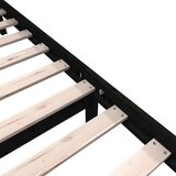  Za krevet od masivne borovine crni 100 x 200 cm | shoptok.hr
