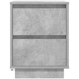  Noćni ormarići s LED svjetlima 2 kom boja betona 38x34x50 cm | shoptok.hr