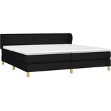  Krevet s oprugama i madracem crni 200x200 cm od tkanine | shoptok.hr
