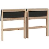  Tapecirani uzglavlje Svijetlo siva 160 cm Čvrsto borovo drvo | shoptok.hr