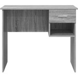  Stol s ladicama Siva Sonoma 90 x 49 x 75 cm Konstruirano drvo | shoptok.hr
