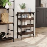 vidaXL Kuhinjska kolica boja hrasta 53 x 20 x 76 cm konstruirano drvo | shoptok.hr