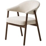 Unique Furniture Kremno beli jedilni stoli z nasloni za roke iz masivnega hrasta v kompletu 2 ks Elk – | Shoptok.si