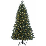  Umjetno božićno drvce s nogom 120 cm 150 LED lampica - 120 cm s LED svjetlima | shoptok.hr