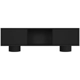 noo.ma Črna TV omarica 160x48x42 cm Taro – | Shoptok.si