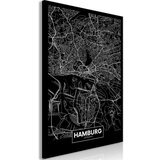  Slika - Dark Map of Hamburg (1 Part) Vertical 60x90 Cijene
