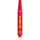 NYX Professional Makeup Fat Matte ruž za usne 15 fuzzy flame Cene