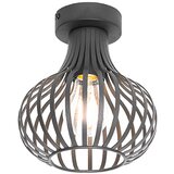 QAZQA Moderna stropna svetilka črna 18 cm - Sapphira Cene