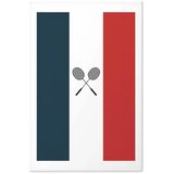  Plakat - French Flags and Black Badminton Rackets 21x30 Bez okvira s margom | shoptok.hr