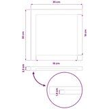  Pravokutni stolni vrh 30 x 30 x 3 2 cm Četvrtasti - Bjeljenje 30 x 30 x 3 2 cm Pravokutno | shoptok.hr