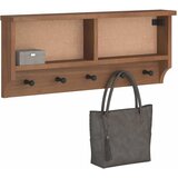 vidaXL Zidna vješalica za kapute SANDNES 87x12x35 cm puno drvo bor | shoptok.hr