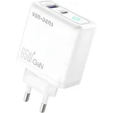 C + USB Brzi punjač Putni adapter - Bijela KP34855