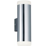 Tri O LED zidna lampa u sjajnoj srebrnoj boji Ray - | shoptok.hr