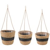 3 kom. Prirodna i crna Ø26 x 19 cm 100% morska trava - Prirodna i crno Viseće Cijene