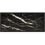  Konzolni stol crni 80 x 35 x 75 cm od kaljenog stakla | Eponuda.com