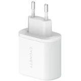 2x USB-C 35W omrežni polnilnik (bela), (21065615)