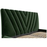 Boxxx OBLAZINJENA POSTELJA 140 cm x 200 cm , tekstil temno zelena | Shoptok.si