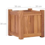  Povišena gredica 30 x 30 x 30 cm od masivne tikovine | shoptok.hr