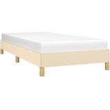  Okvir za krevet bez madraca krem 100 x 200 cm od tkanine | shoptok.hr