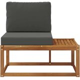 Vanjski krajnji kauč Prirodna i antracit 91 x 63 x 73 cm - Prirodno i antracit 1x kraj | shoptok.hr