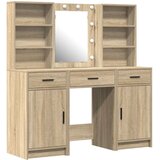 vidaXL Set od 3 Sonoma hrast Konstruirano drvo Srednje Set za toalet | shoptok.hr