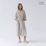 Linen Tales Bež platneni kućni ogrtač veličine L/XL Summer - Cijene