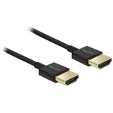 Delock HDMI Priključni kabel [1x Muški konektor HDMI - 1x Muški konektor HDMI] 3 m Crna | Eponuda.ba