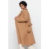 Trendyol Mink Belted Oversize Cachet Coat | ePonuda.com