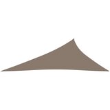 vidaXL senčno jadro oksford blago trikotno 3x4x5 m taupe | Shoptok.si