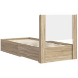  Okvir za krevet s pohranom i uzglavljem Hrast sonoma - Hrast sonoma 90 x 190 cm | shoptok.hr