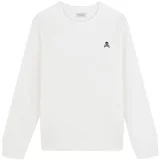 Scalpers Sweater majica ecru/prljavo bijela / smeđa melange